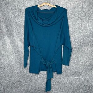 Ideology‎ Women's Plus Size Cowl Neck Side Tie Top- Sz 2X